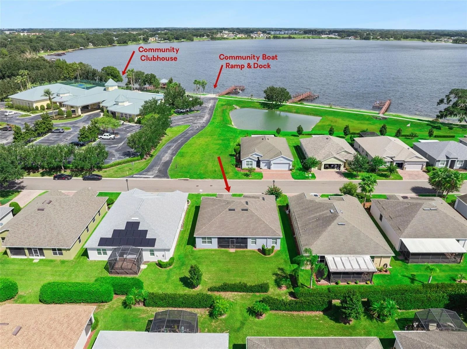 Steps away from the Community Clubhouse &amp; Boat Ramp