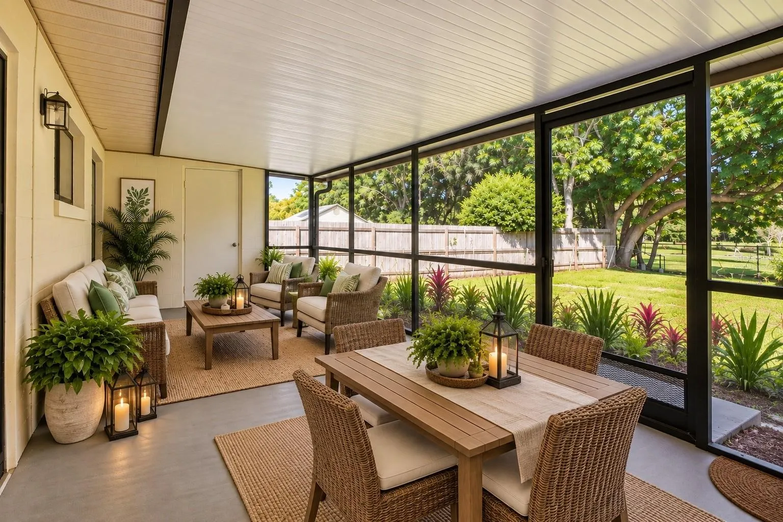 Virtually Staged - Back Porch