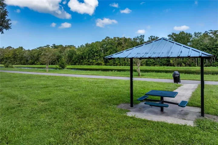 Picnic Table and trail
