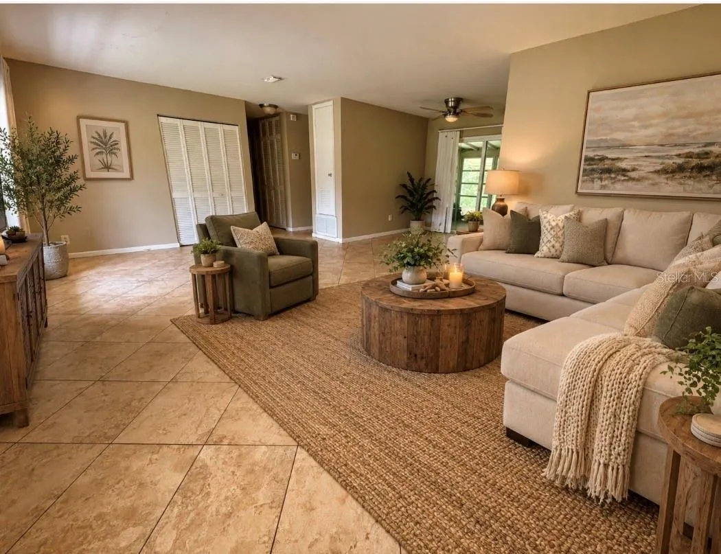 Living room- staged
