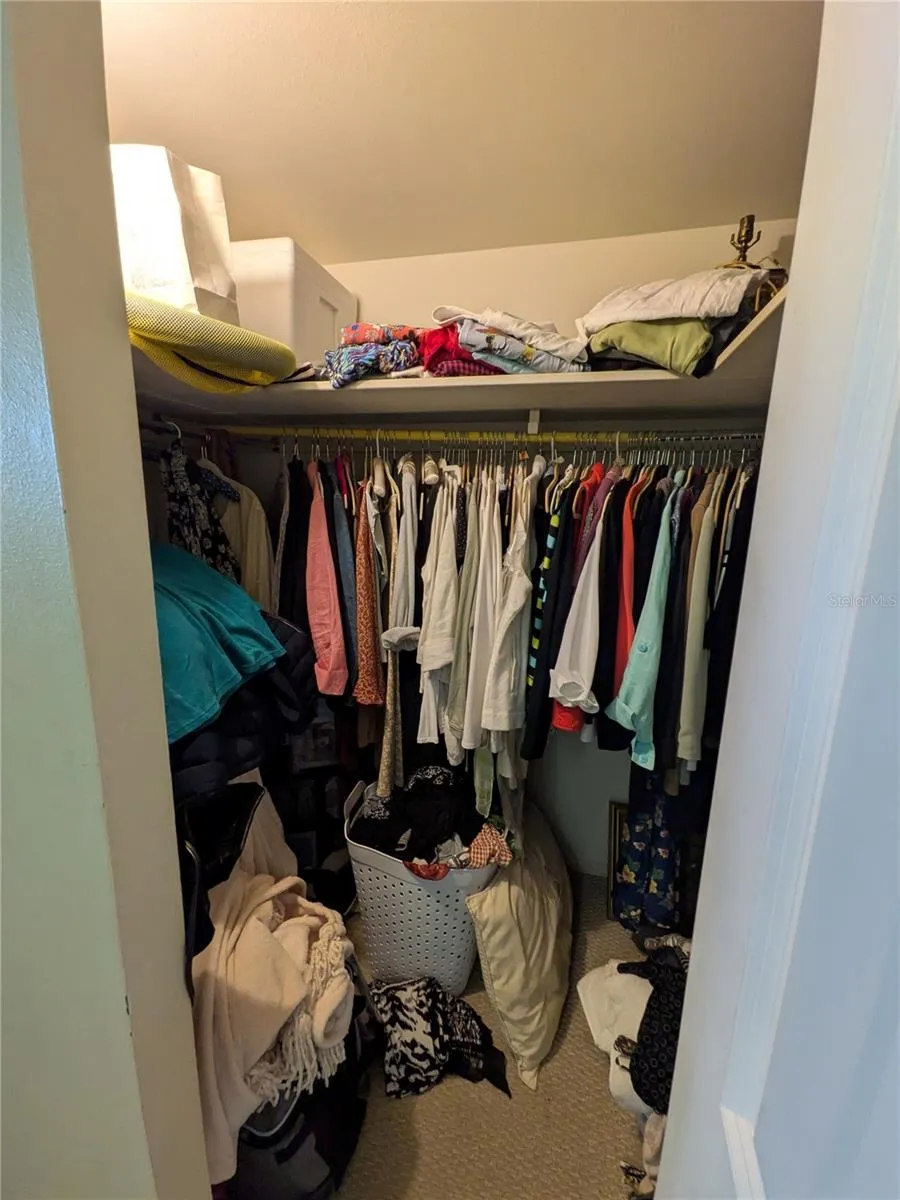 Master walk-in closet