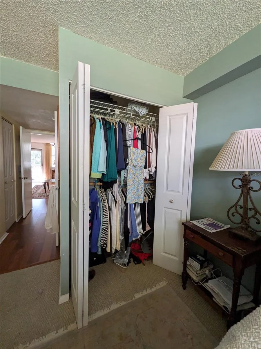 Additional closet in bedroom