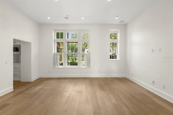 Living Room with views of Lake Maitland