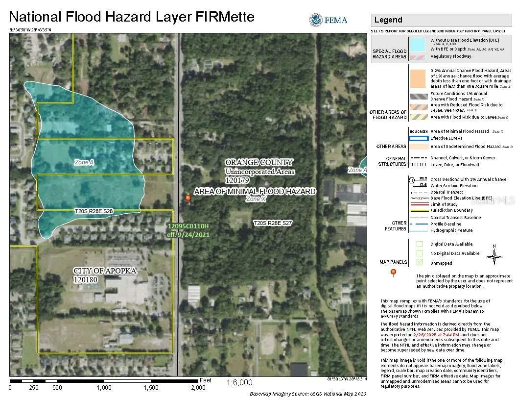 Flood Zone "x".