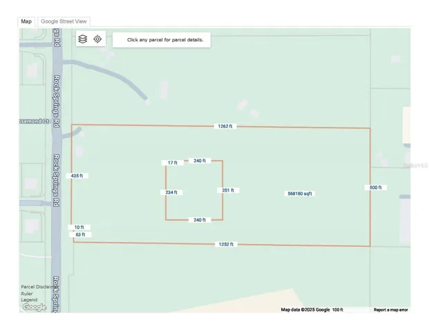 GIS View w/Dimensions
