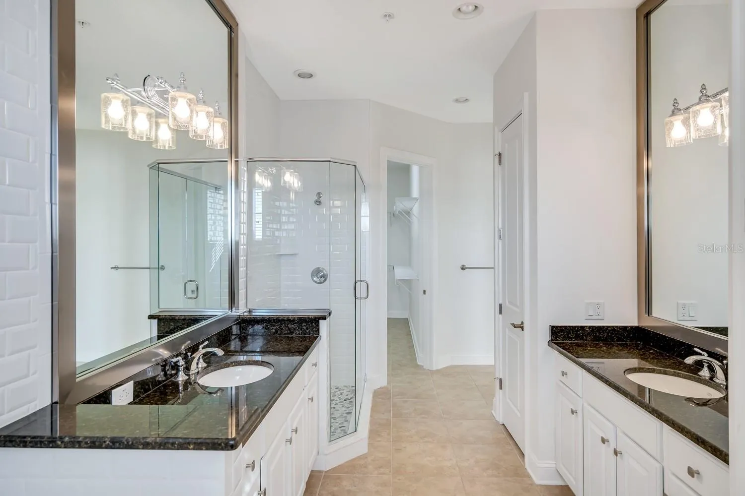 Master Bathroom with Dual Vanities