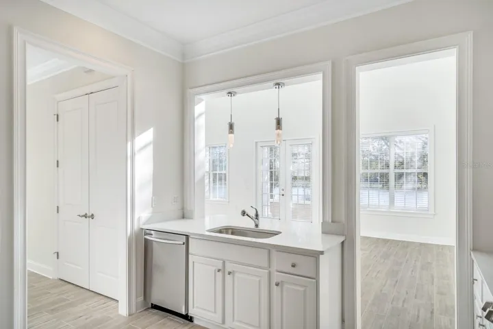 View of Kitchen into Dinning Area