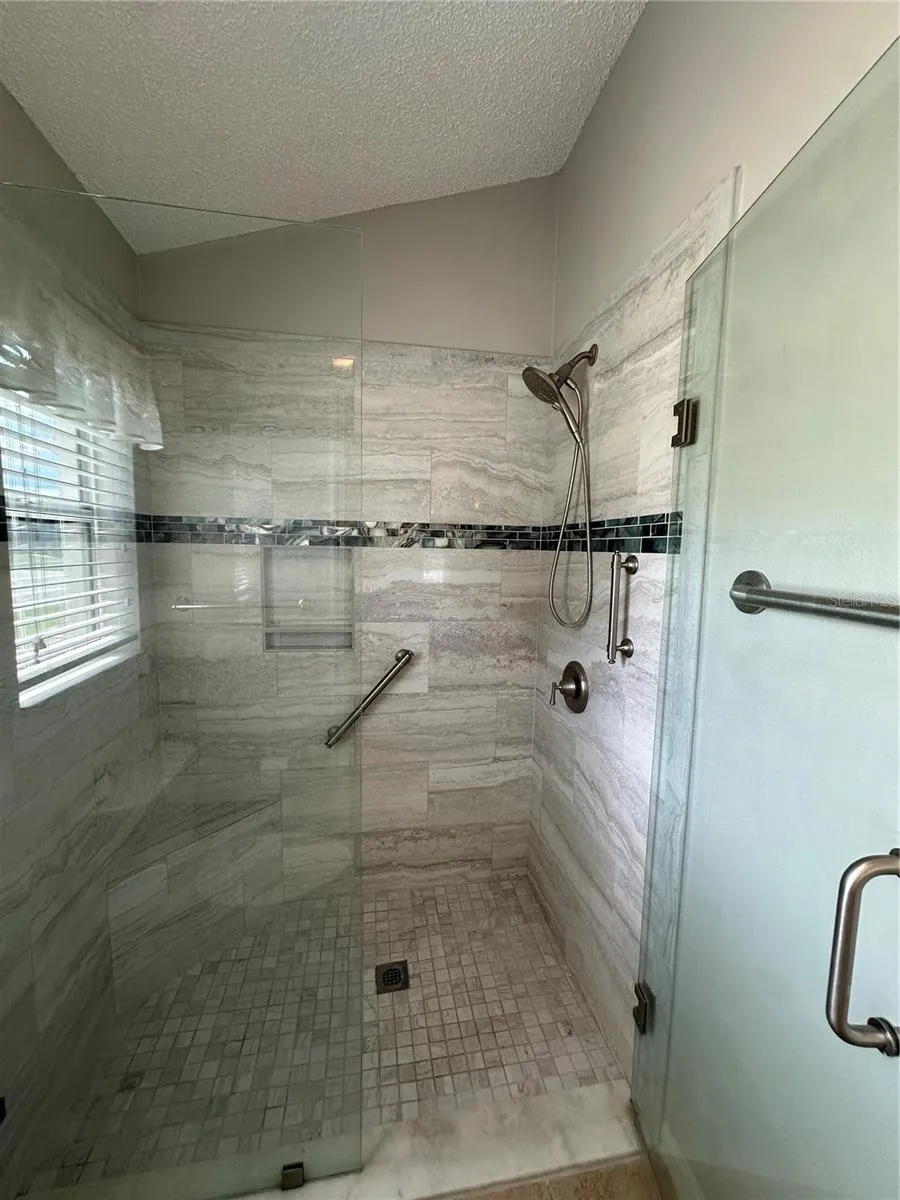 Master shower