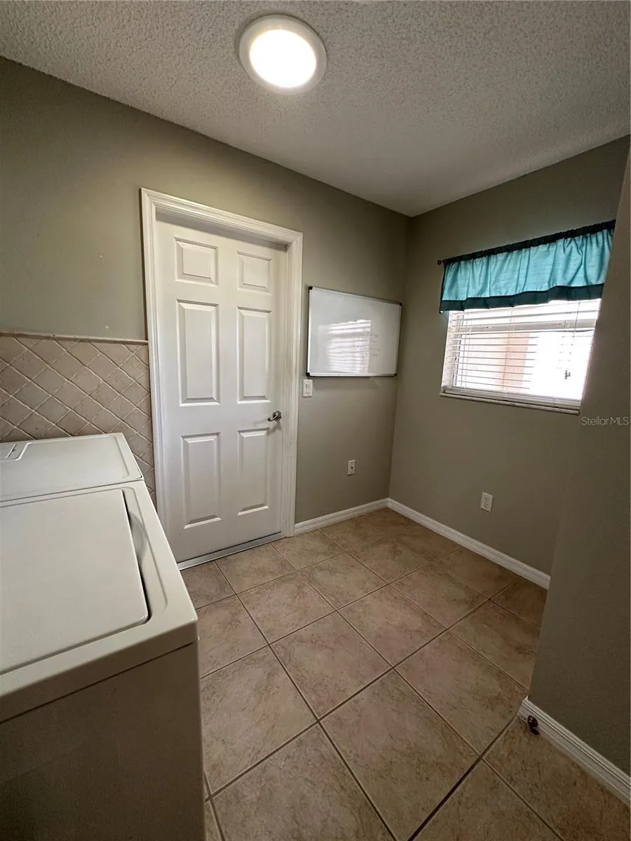 Inside utility room