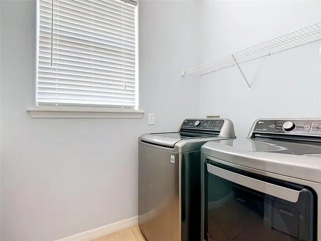 laundry room upstairs