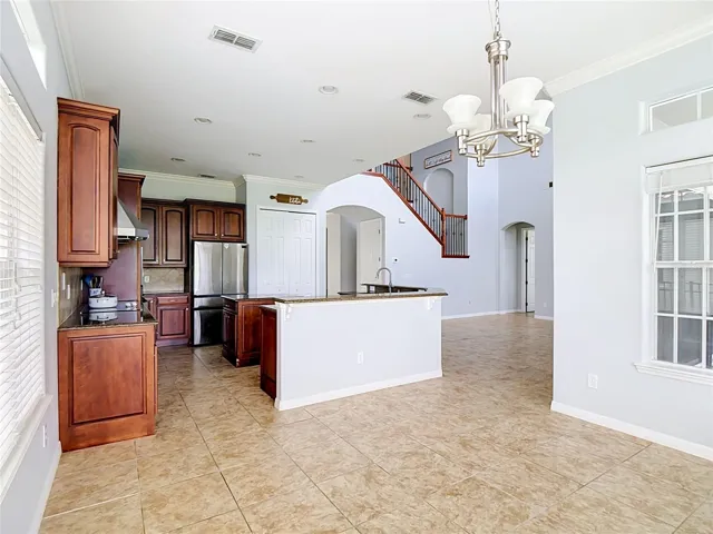 from kitchen nook towards kitchen