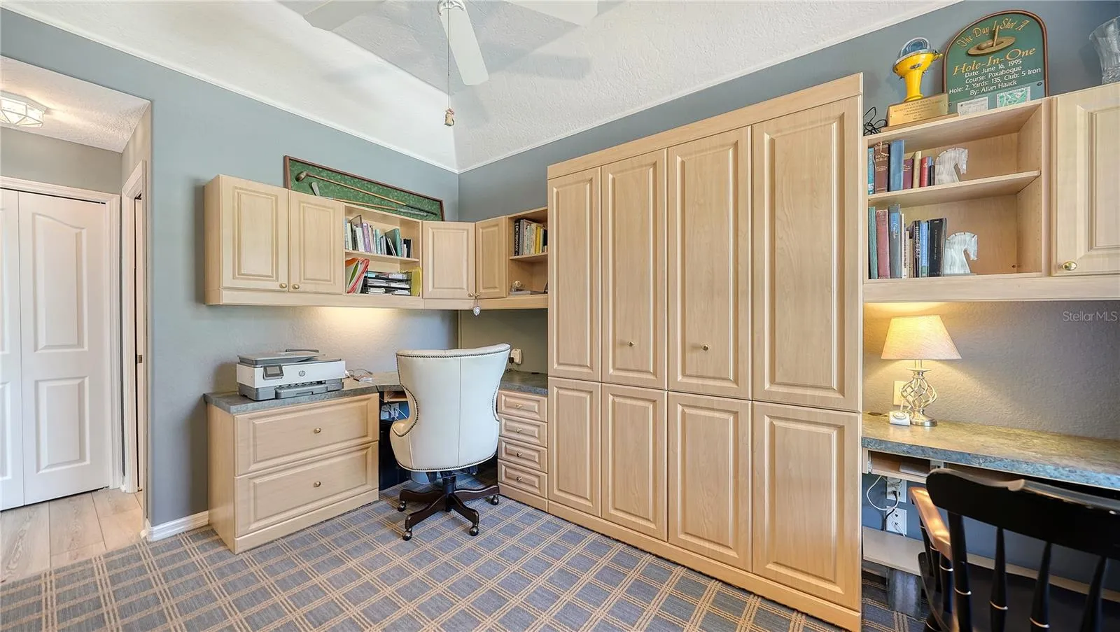 Den with built in Murphy Bed