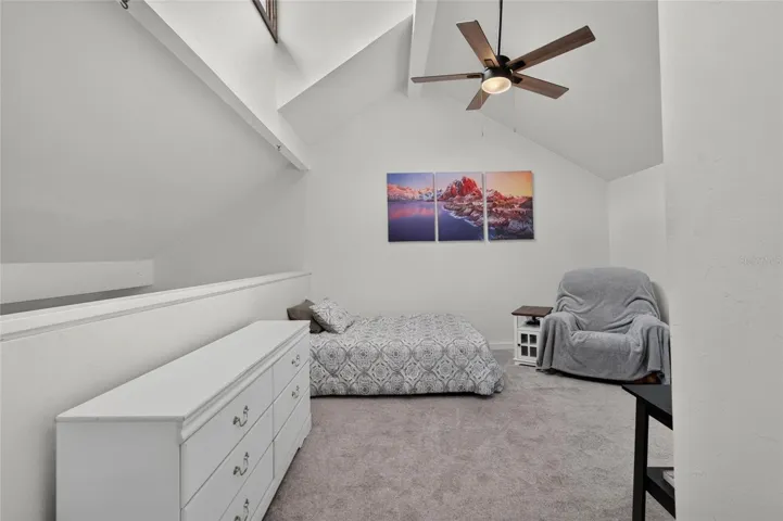 TA DA!!  Now this is a great space.  Bedroom/Loft