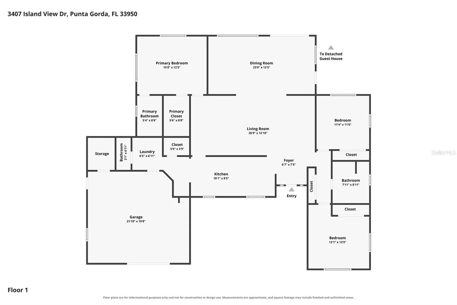 Building sketch of main house