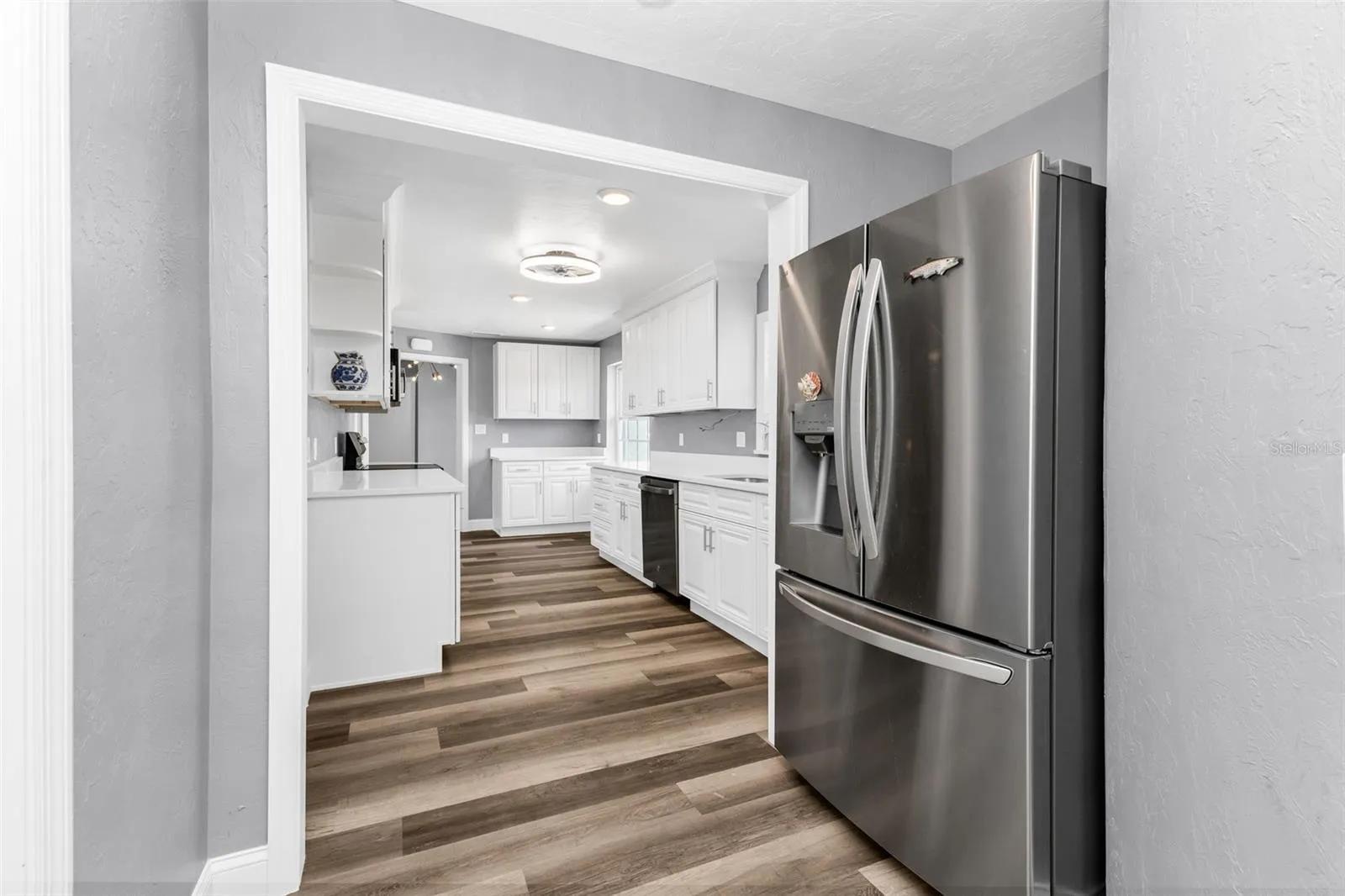 View of Kitchen from laundry room