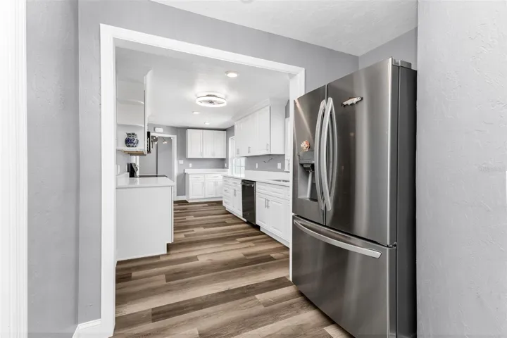 View of Kitchen from laundry room
