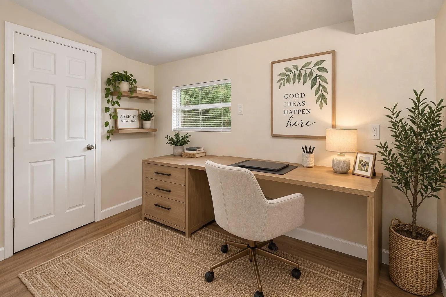 Virtually Staged Flex Room