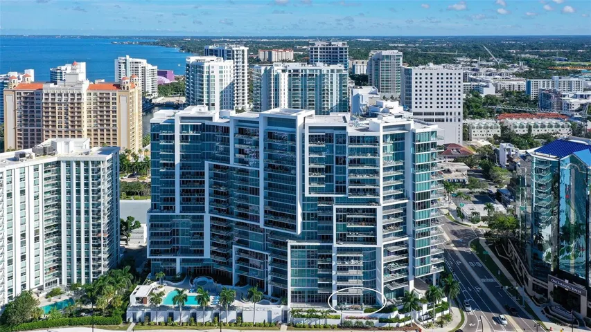 One of only four oversized private waterfront balconies at The VUE, offering an exceptional setting for outdoor living and breathtaking bay views.