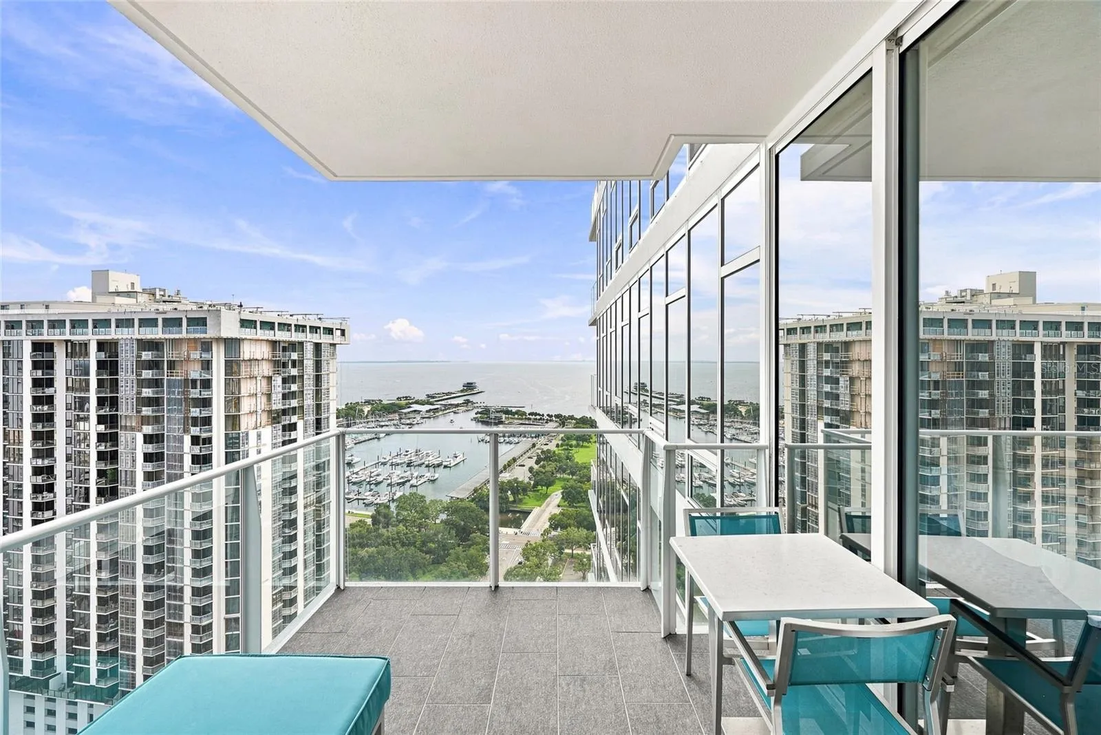 private terrace access from living room