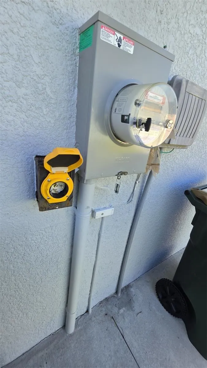 Outdoor 220v outlet for backup generator