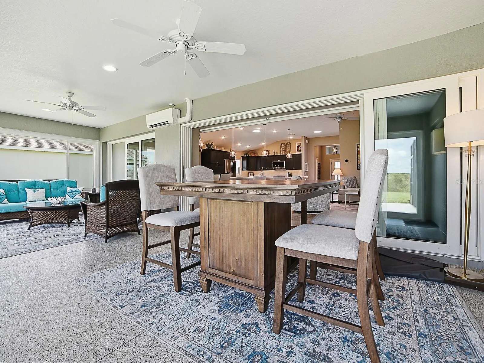 MINI-SPLIT UNIT OFFERS YEAR ROUND CLIMATE CONTROL.