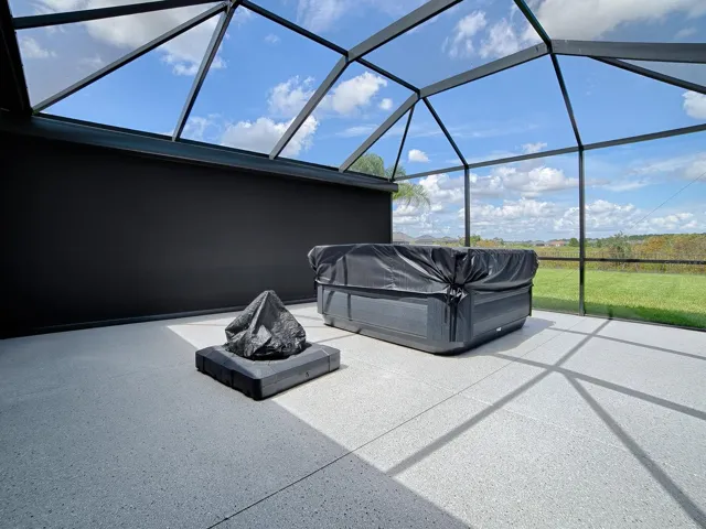 REMOTE SHADE WAS ADDED FOR COMPLETE PRIVACY!