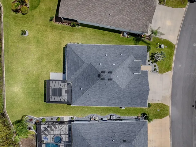 AERIAL VIEW SHOWING THE FOOTPRINT.