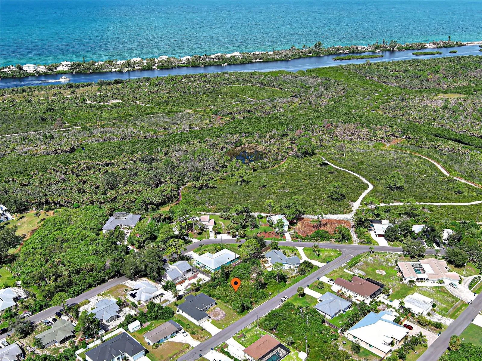 South Venice Lemon Bay Preserve top of screen- ENTRANCE JUST STEPS AWAY