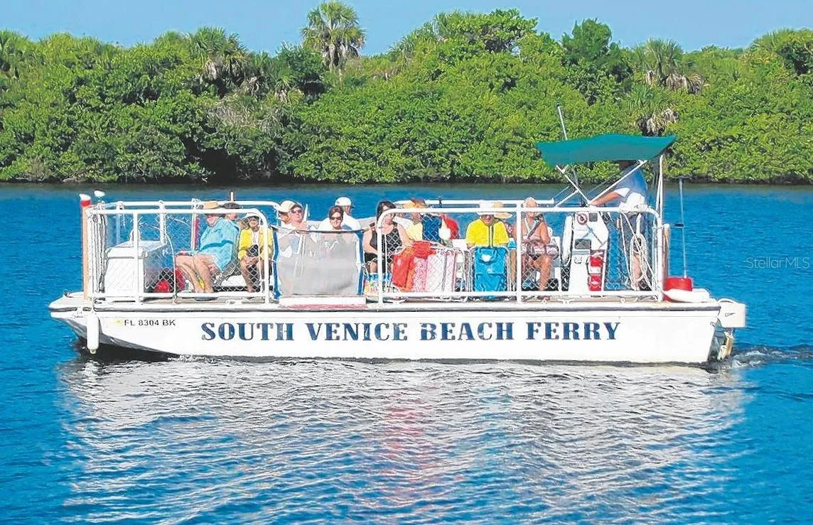 SOUTH VENICE BEACH FERRY JUST 1.7 MILES AWAY