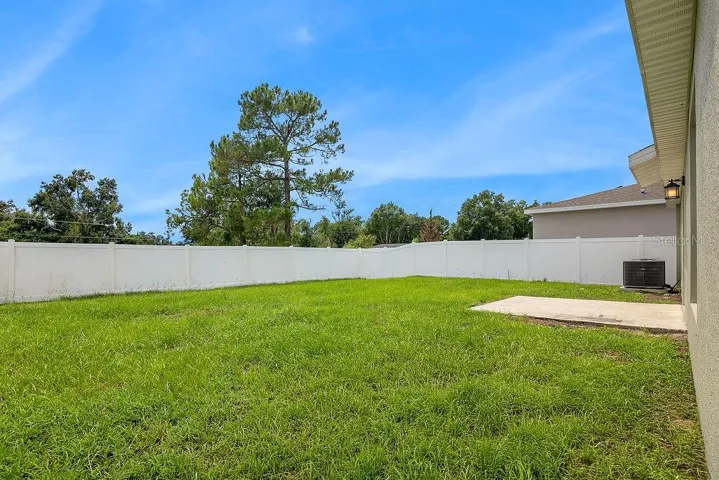 Fenced Patio