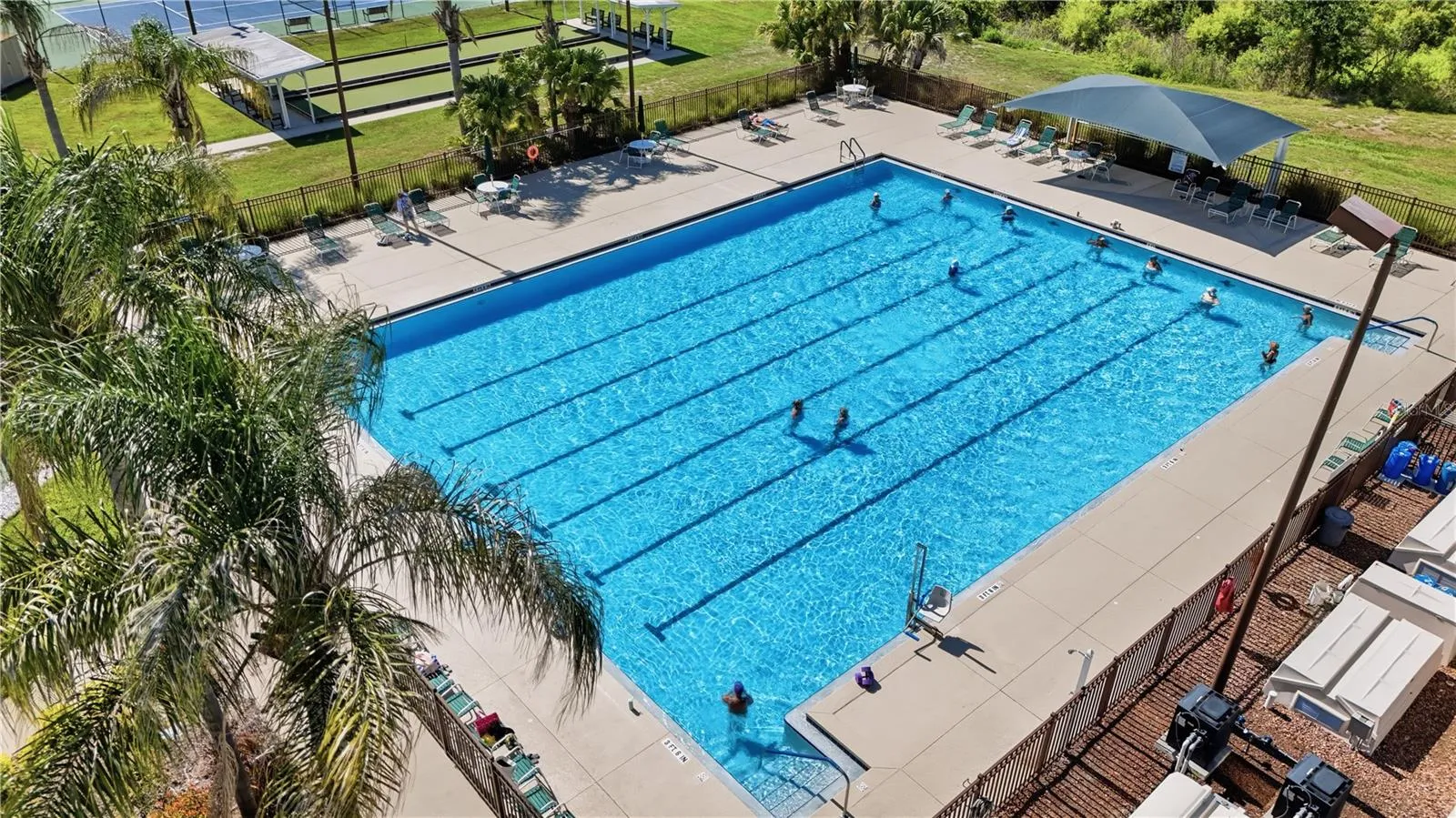 The OUTDOOR POOL is perfect for taking laps or just lounging poolside.
