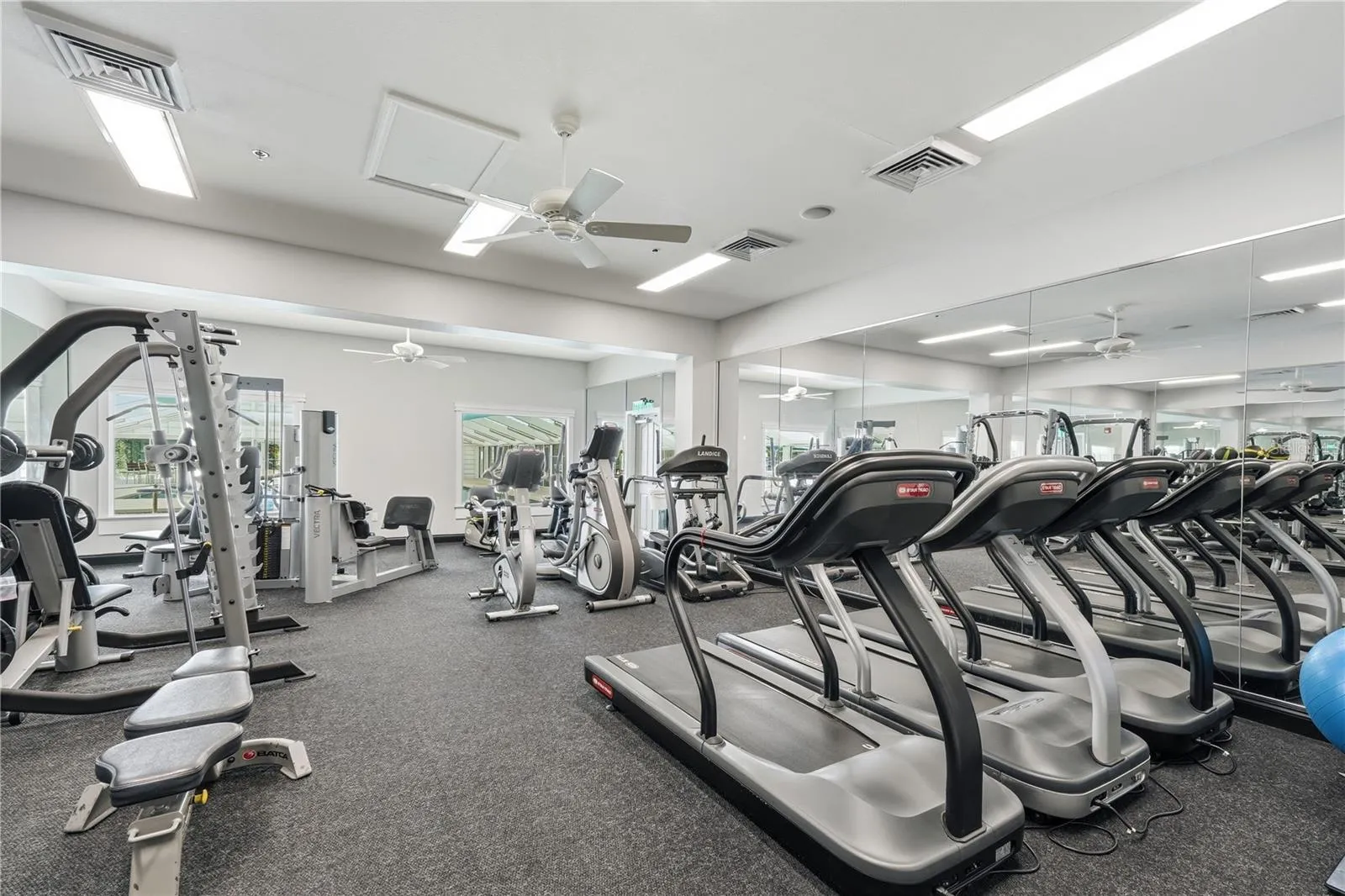 The FITNESS ROOM is equipped with everything you need to keep in shape.