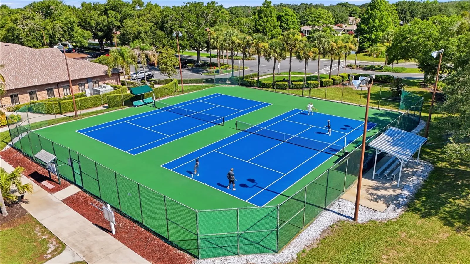 There are four (4) TENNIS COURTS.