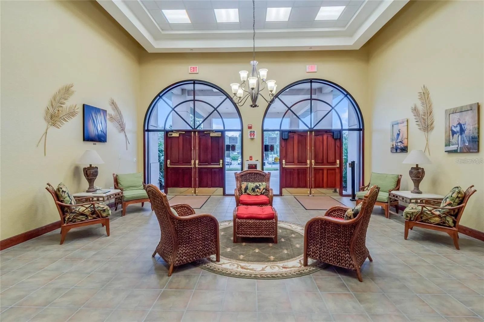 The Great Hall foyer is a great place to meet before an event.