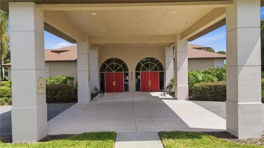 THE GREAT HALL portico & entryway