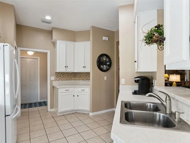 The Kitchen appliances are newer and the refrigerator is only a year old.