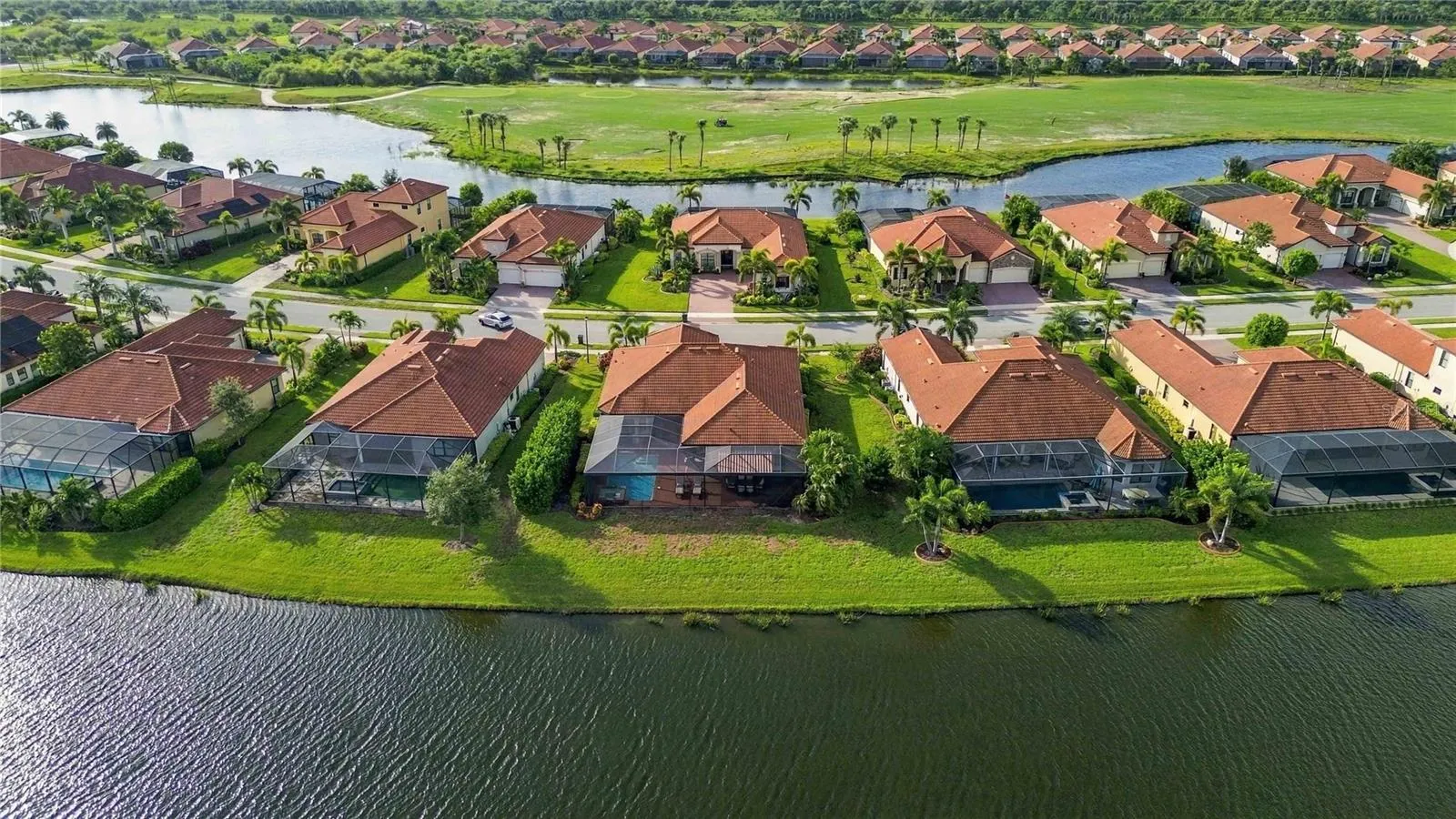 Tarflower Drive from the air
