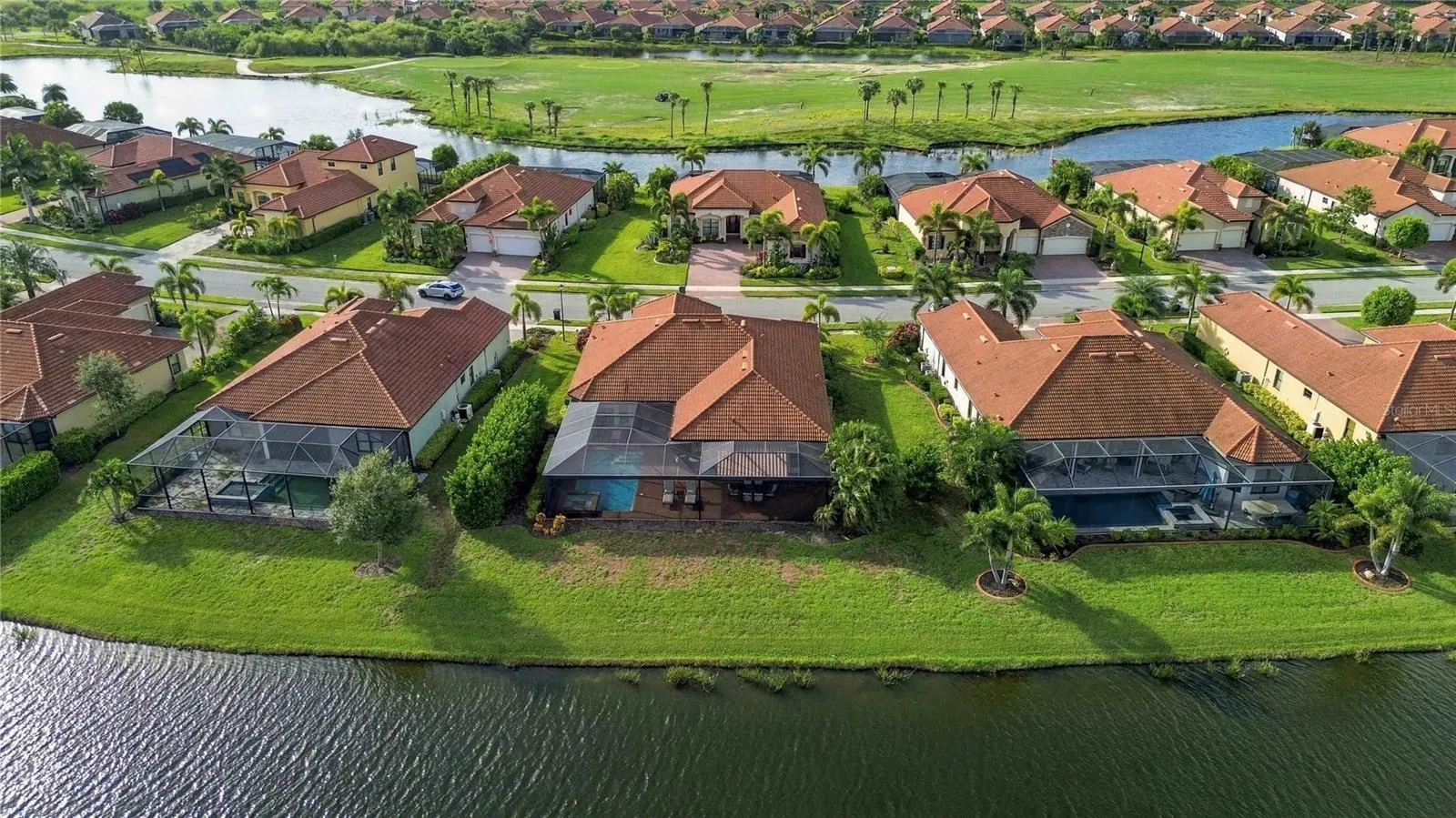 Tarflower Drive from the air