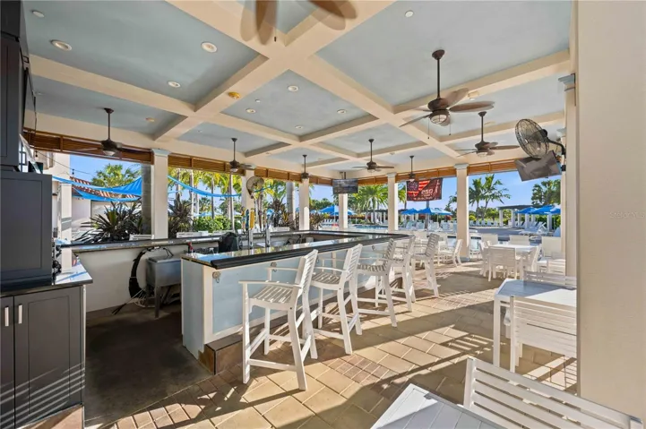 The Tiki Bar is a great spot to gather with friends