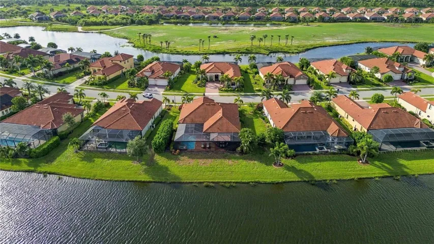 Tarflower Drive from the air