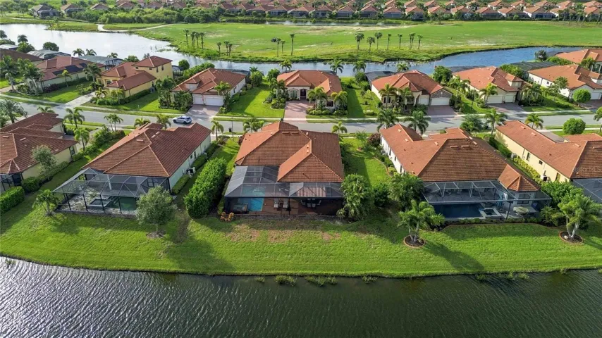 Tarflower Drive from the air