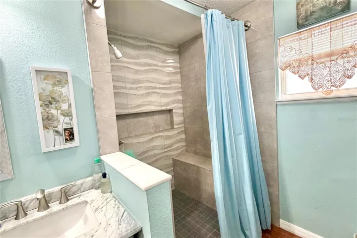 Recently upgraded shower