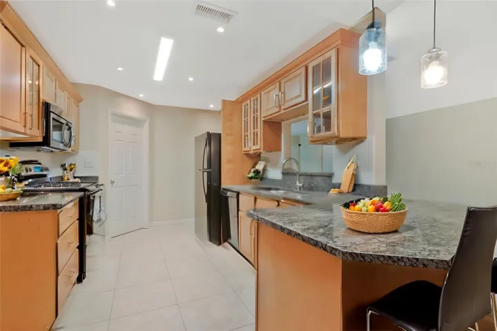 Kitchen Virtually Staged