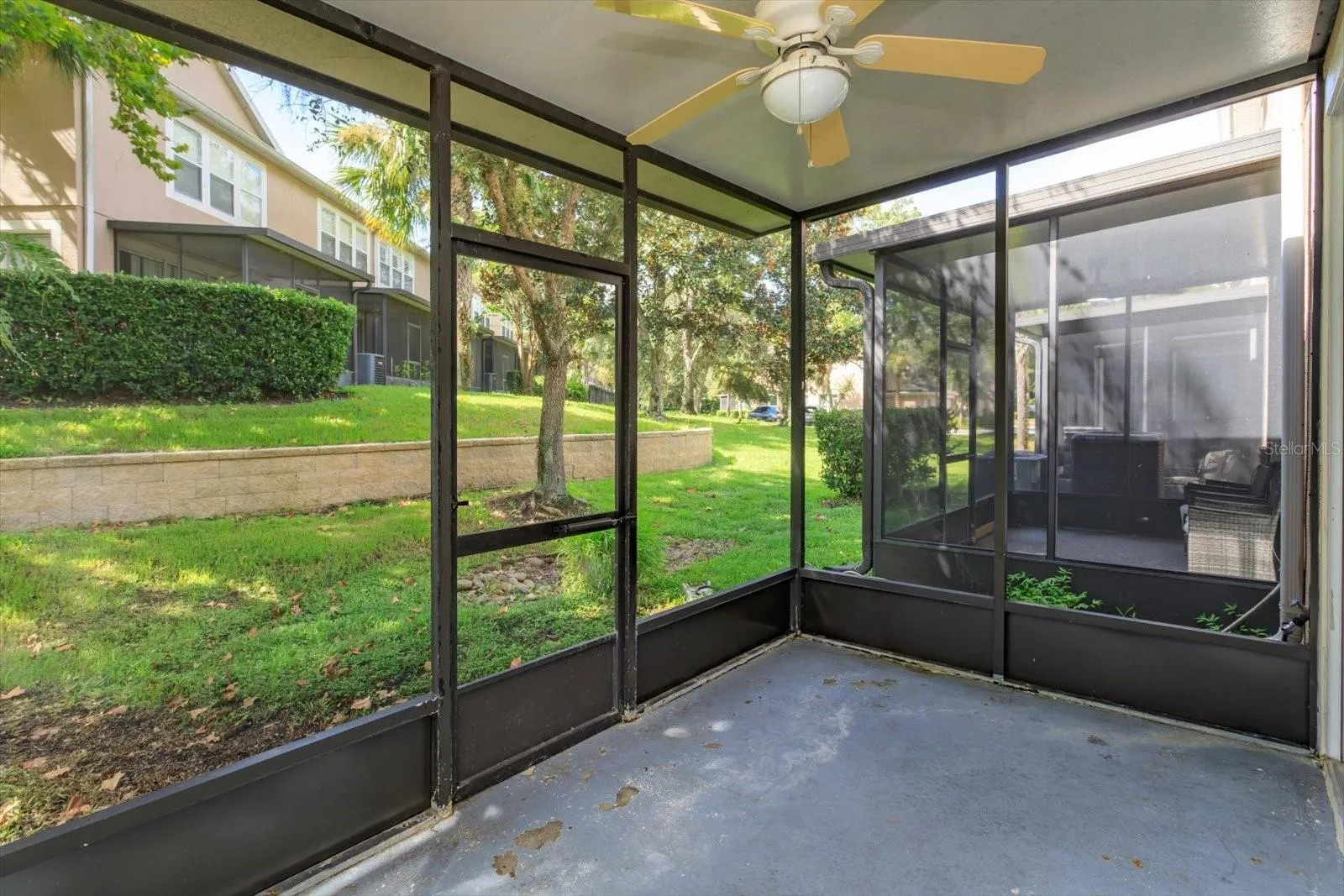 Screened patio