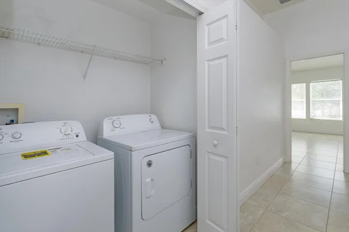 Laundry closet