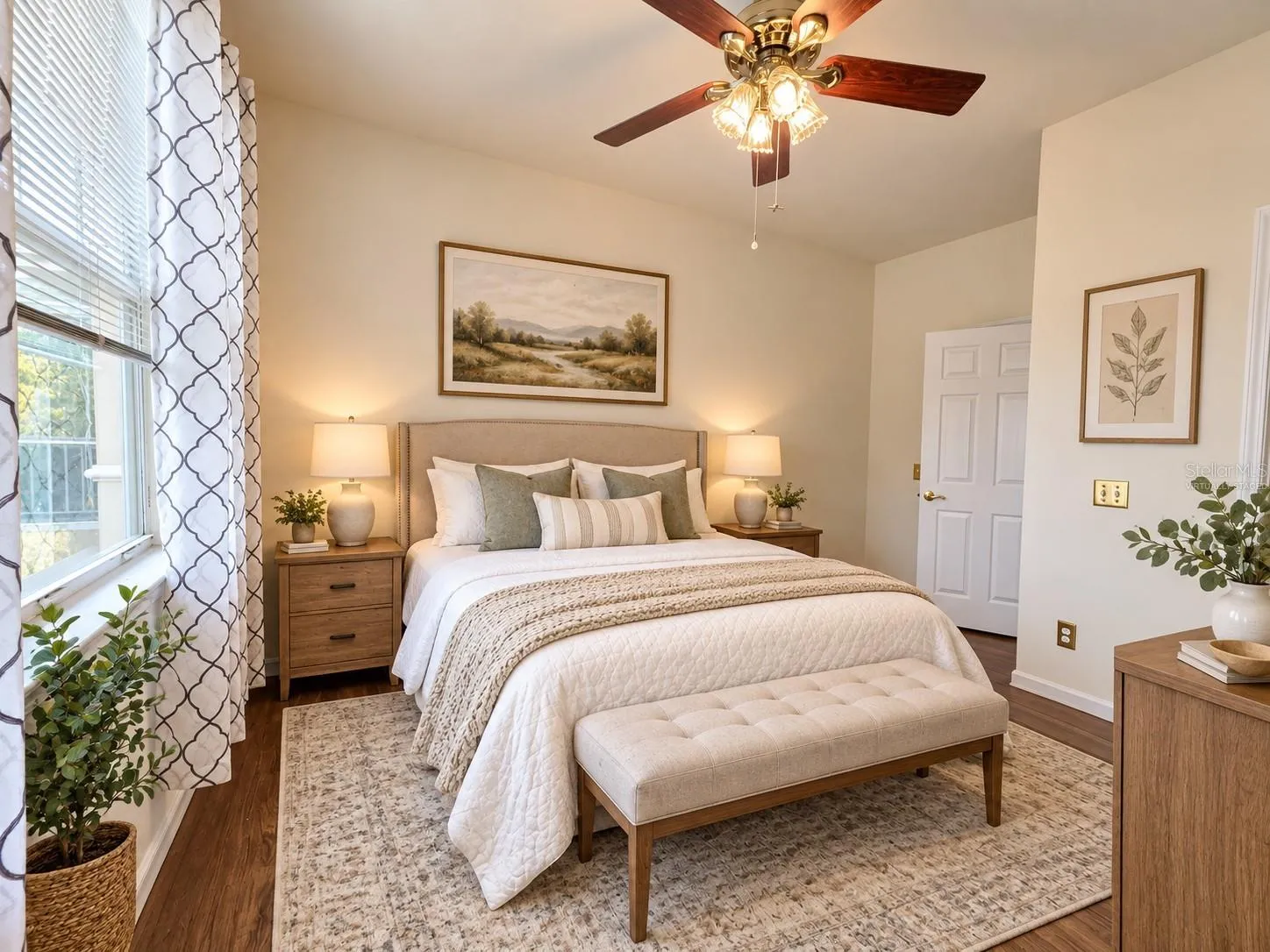 Bedroom 2 - virtually staged