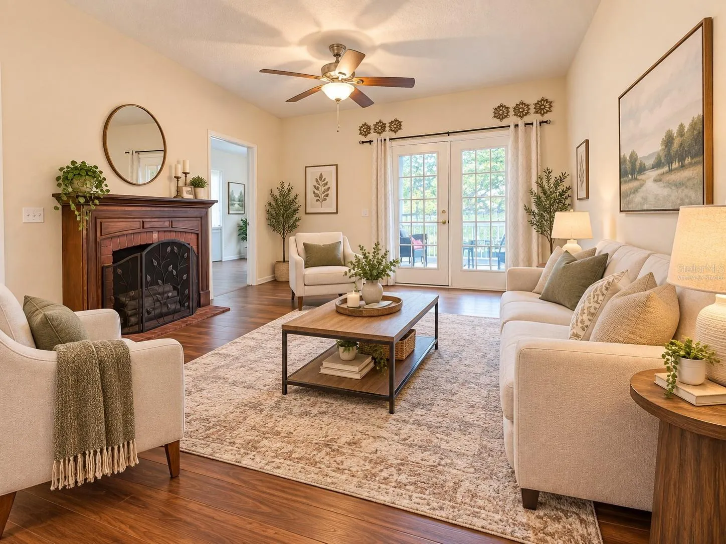 Living Room - virtually staged
