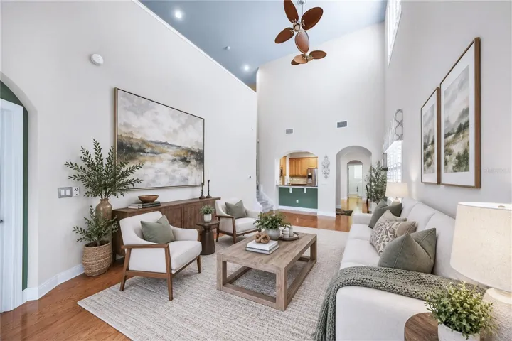 STAGED-LIVING ROOM