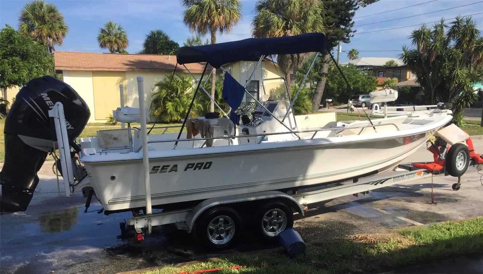 Boat and trailer may be included with an acceptable offer, subject to separately agreed written terms.