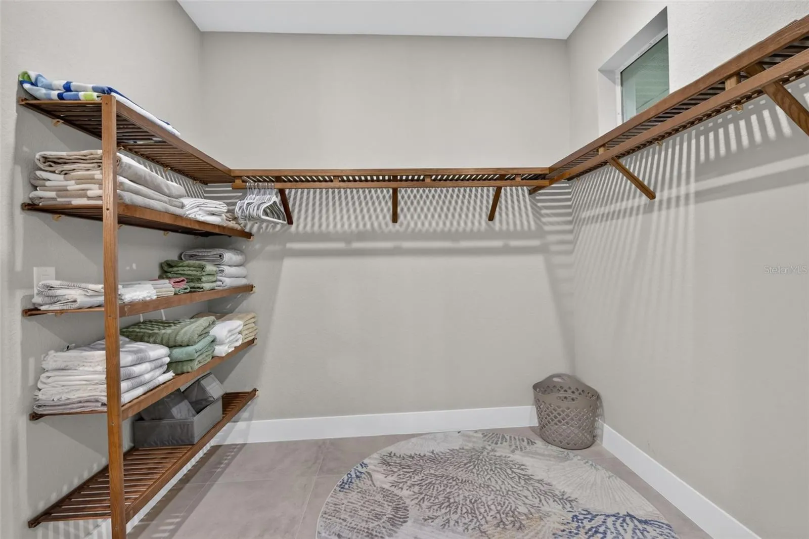 Primary walk-in closet